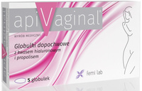 APIVAGINAL globulki dopochwowe z kwasem hialuronowym i propolisem