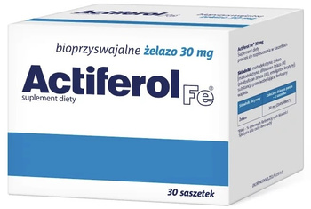 Actiferol Fe 30 mg 30 szeszetek proszek do rozpuszczenia