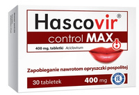 Hascovir control max 400 mg 30 tabletek